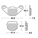 Pastiglie Freno Anteriori CP.PAST.FRENO HM SUZUKI-KAWA-ITALJET per APRILIA RS 125 2017-2018